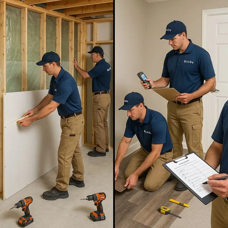 Repairs and Reconstruction process in Loudoun Valley Estates, VA